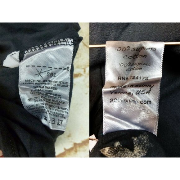 291 Venice Womens Black Restless Hearts Cross back Tank Crosses Size 2 Goth Rock - Picture 12 of 12